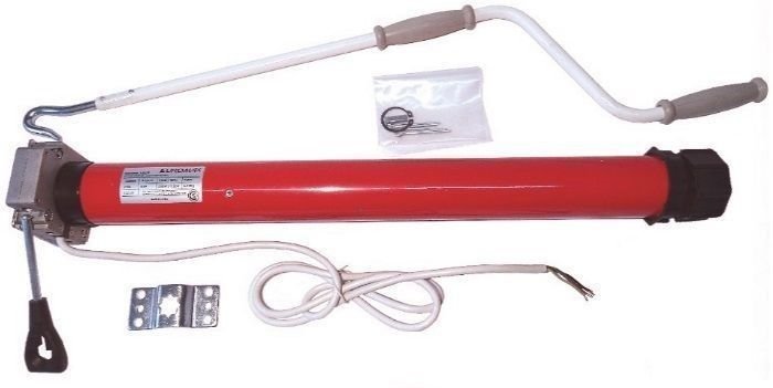 Motor tubular EUROMAX con auxilio manual